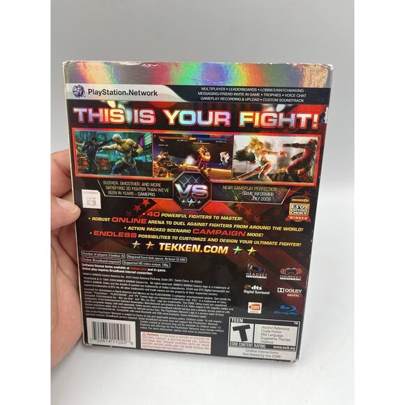 Tekken 6 PS3 PlayStation 3 Complete CIB With Slipcover - Picture 3 of 10